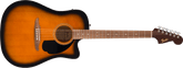 Guitarra electroacústica Fender California Debut Redondo 0974010503 Sunburst