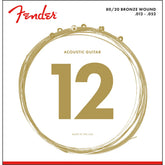 Encordado Fender Guit Folk 80/20 70l 12-52 Bronce
