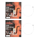 2 Cuerdas 1ras E Para Violin 3/4 Y 4/4 Alice A705-1