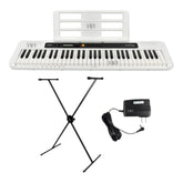 Teclado Casio Ct-s200 We + Base + Adaptador Organeta 110v