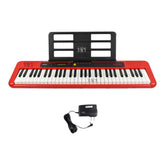 Teclado Casio Ct-s200 Rd + Adaptador Organeta 5 Octavas 9.5v