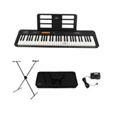 Teclado Casio Casiotone CT-S100 con base, estuche semiduro y adaptador de 110 V
