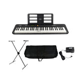 Teclado Casio Casiotone CT-S200BK con base, estuche de lona y adaptador de 110 V