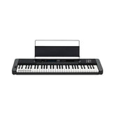 Teclado Casio Casiotone CT-S400 con adaptador — vista completa sobre fondo blanco