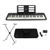 Teclado Casio Ct-s200 Bk + Base + Estuche Semiduro Adaptador
