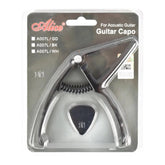 Capo Capotraste Cejilla Guitarra Alice A007l Pinza + Pick