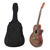 Guitarra Electroacustica Cuerdas Metalica Con Diseño + Estuche