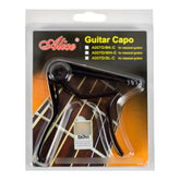 Capo Capotraste Cejilla Guitarra Alice A007d/bk-c Pinza