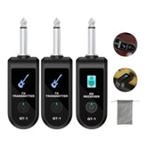 Sistema Transmisor Receptor Inalambrico Doble Guitarra Bajo
