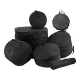 Set Estuches Bateria Acustica Lona + Estuche Platillos