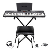 Teclado Alesis Melody 61 Mkll Base Audifono Silla Microfono
