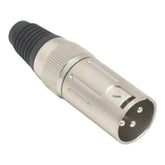 Conector Xlr Macho 3 Pines Para Audio Canon Micrófono