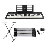Teclado Casio Ct-s200 Bk + Base + Forro + Adaptador Organeta 110/220v
