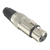Conector Xlr Hembra 3 Pines Para Audio Canon Micrófono