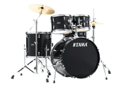 Bateria Tama Stagestar St52h5c-bns Negra+bases+silla Y Platillos