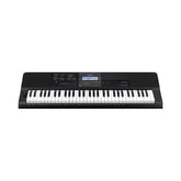 Teclado de 61 teclas Casio CT-X800 con adaptador — vista completa sobre fondo blanco