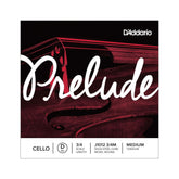 Cuerda D Addario Prelude Cello J1012 3/4 Med (re)