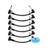 Cables patch para pedales Donner EC1048 de 15 cm, paquete de 6 — vista 1