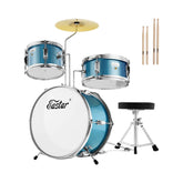 Batería acústica infantil de 3 piezas Eastar EDS-180MSB EB0300 Metallic Sky Blue — vista 1