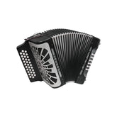 Acordeón Hohner Rey Vallenato 5 Letras negro A49621