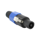 Conector Speakon macho de 4 pines para audio profesional PAP — imagen 1