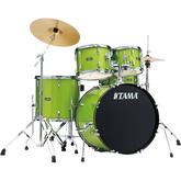Bateria Tama Stagestar St52h4 Lgs Verde+bases