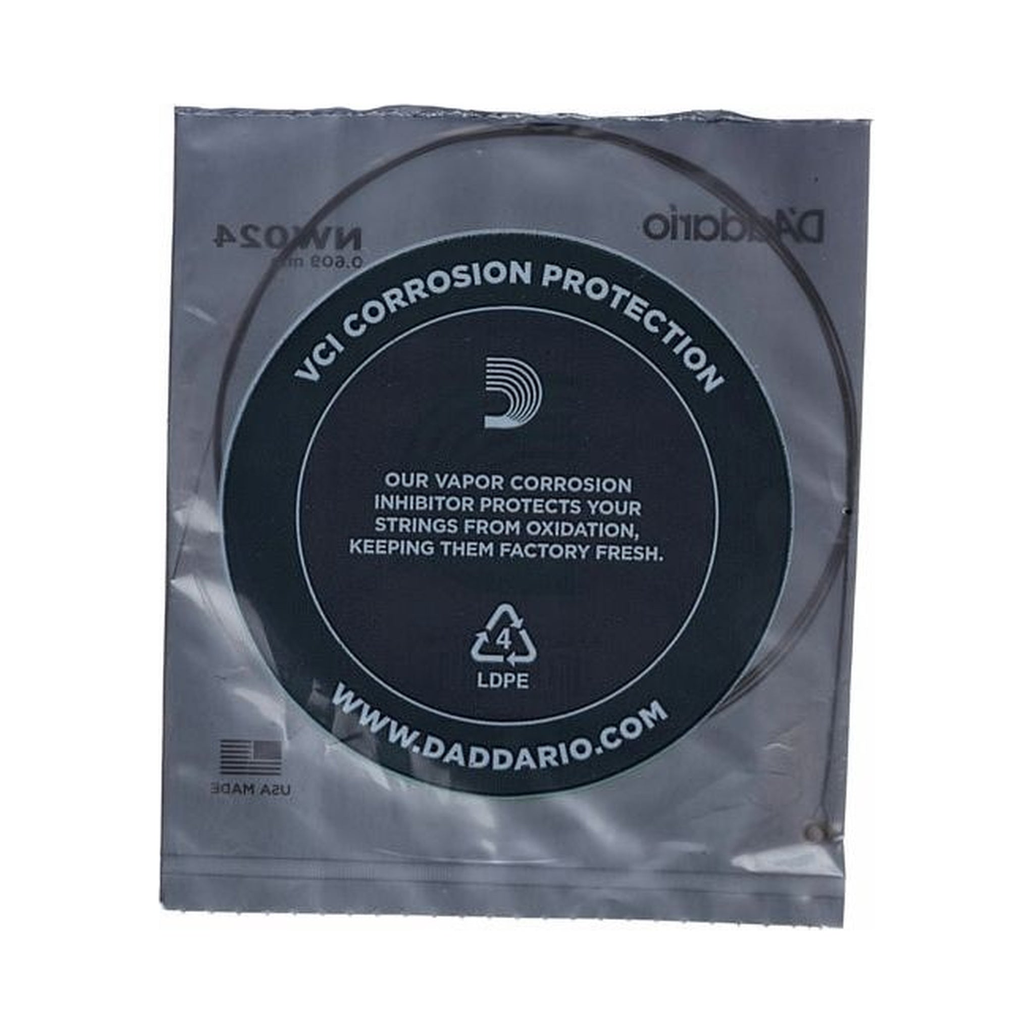 Cuerda para guitarra D’Addario XL Nickel Wound NW024 entorchada calibre .024 — vista 2