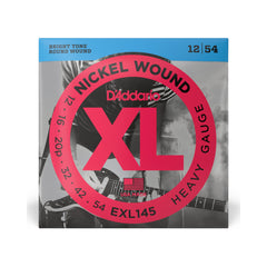 Encordado para guitarra eléctrica D’Addario EXL145 Heavy 12–54 con tercera lisa — vista 1