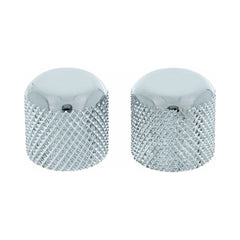 Perillas Fender Dome 0992056000 cromadas para Telecaster y Precision Bass, juego de dos — vista 1