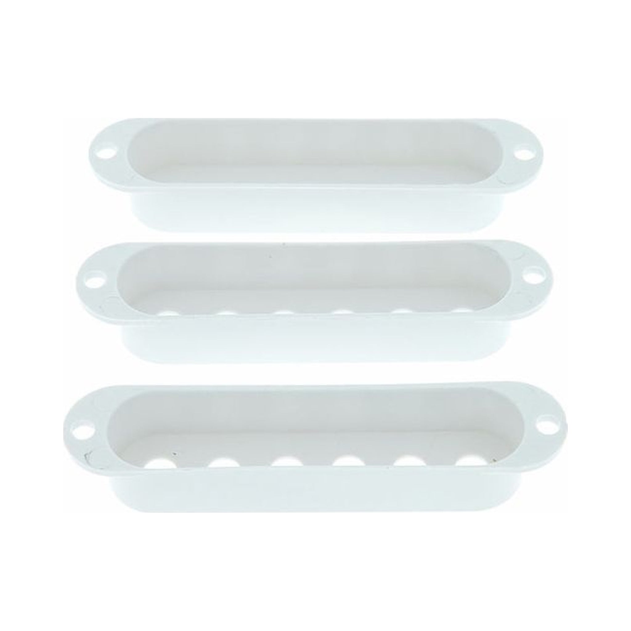 Cubiertas para pastillas Fender 0992034000 blancas para Stratocaster, juego de tres — vista 2