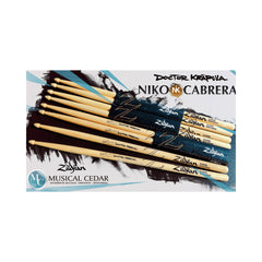 Baquetas Zildjian 5AAC Niko Cabrera para batería — imagen real del producto