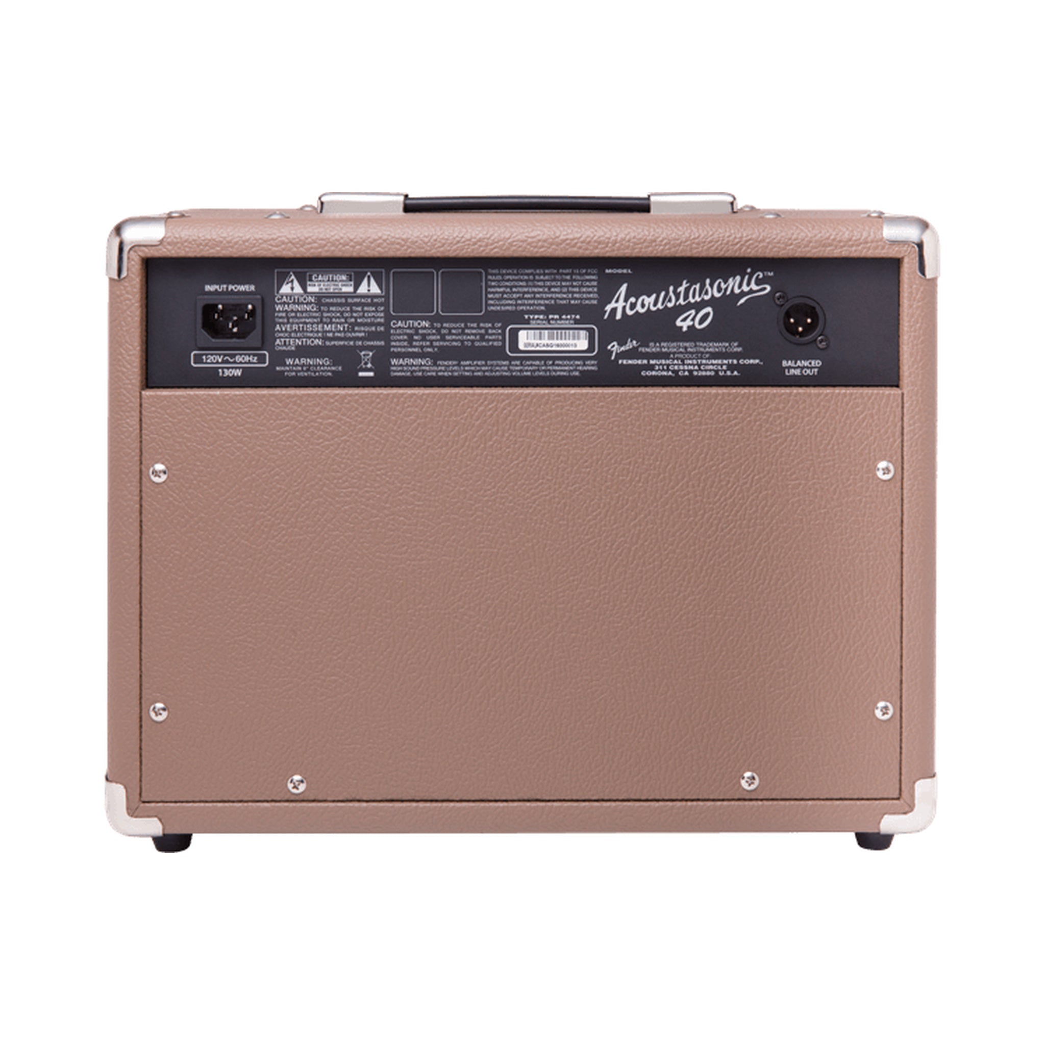Amplificador para guitarra acústica Fender Acoustasonic 40 2314200000 de 40 W — vista 2