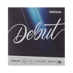 Encordado para violín D’Addario Debut D310 4/4M de tensión media — vista 1