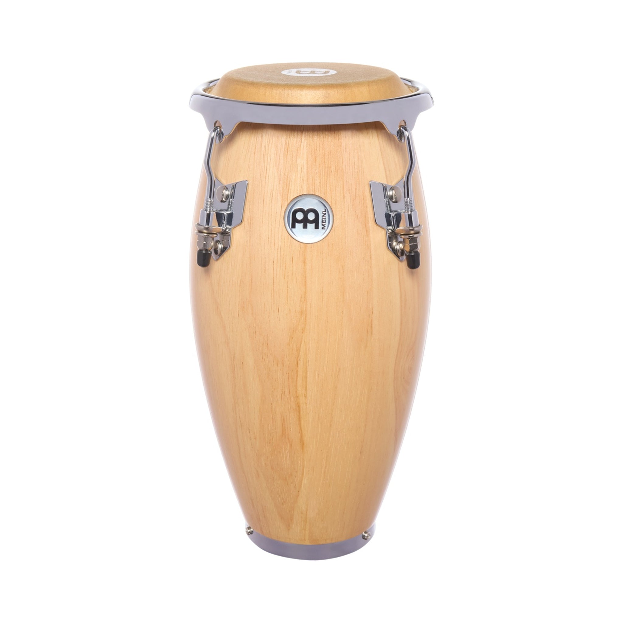 Mini conga Meinl MC100NT de madera natural con parche afinable — vista 1
