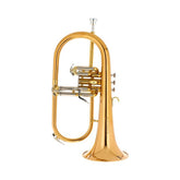 Bugle Jupiter JFH1100R en Si bemol con campana de latón rosa — vista 1