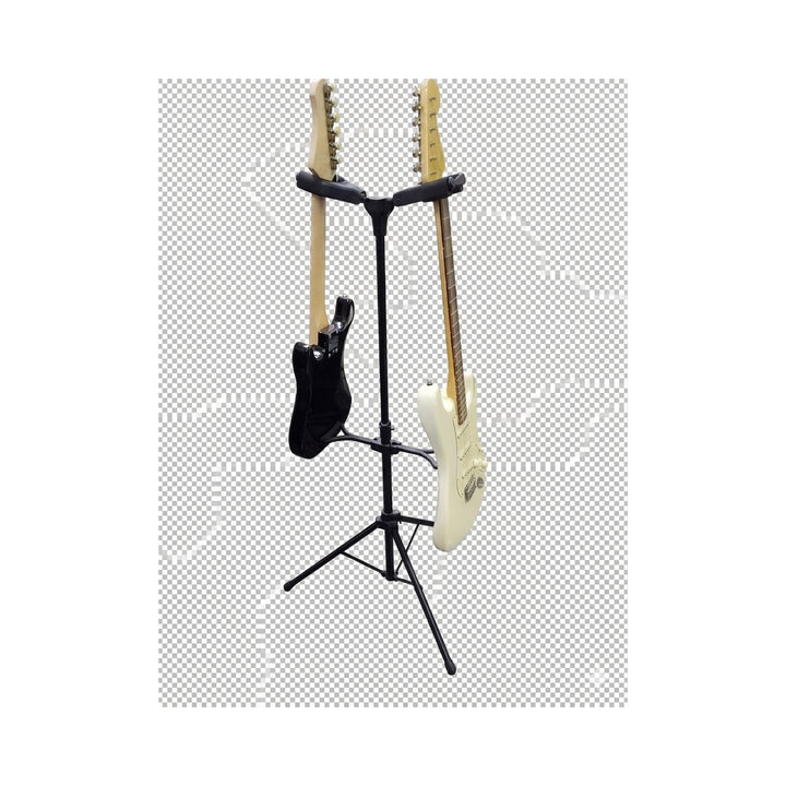 Soporte doble para guitarra MC-Art GS202B para dos instrumentos