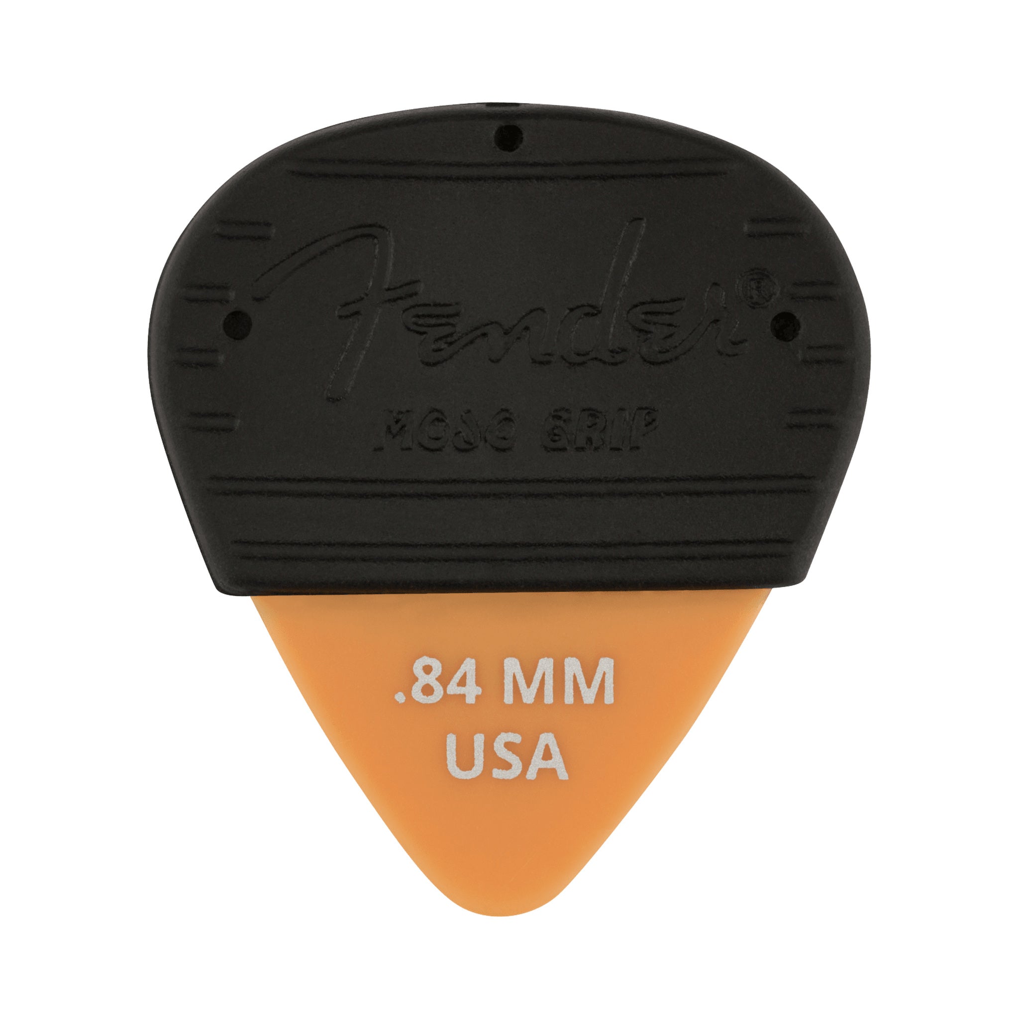 Paquete de púas con agarre Fender 1985351404 Mojo Grip Delrin de 0,84 mm — imagen real del producto