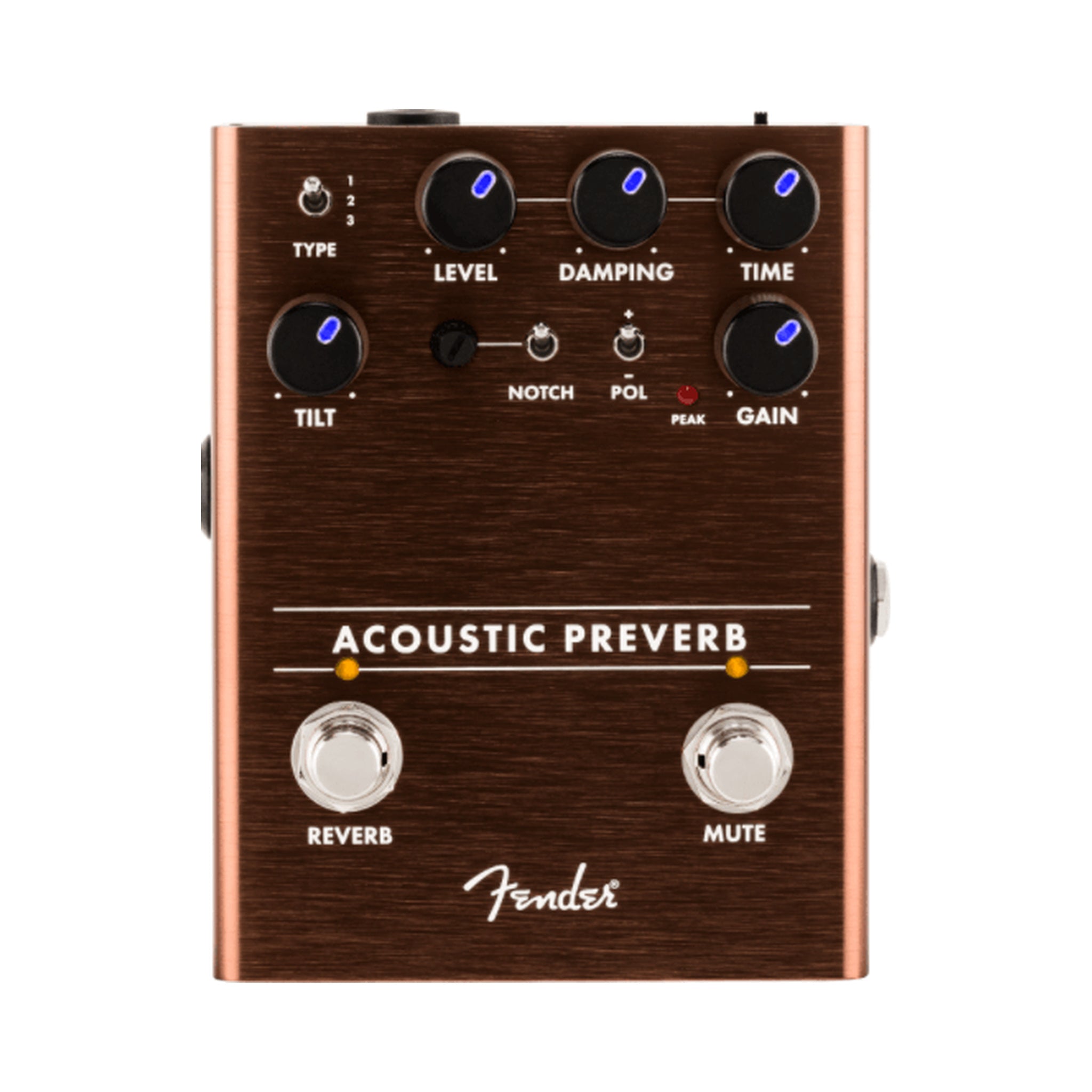 Preamplificador para guitarra acústica Fender Acoustic Preverb 0234548000 con reverberación — vista 1