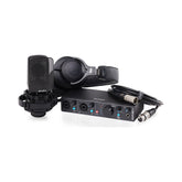 Kit de grabación Arturia MiniFuse Recording Pack 800202 negro con micrófono y audífonos — vista 1