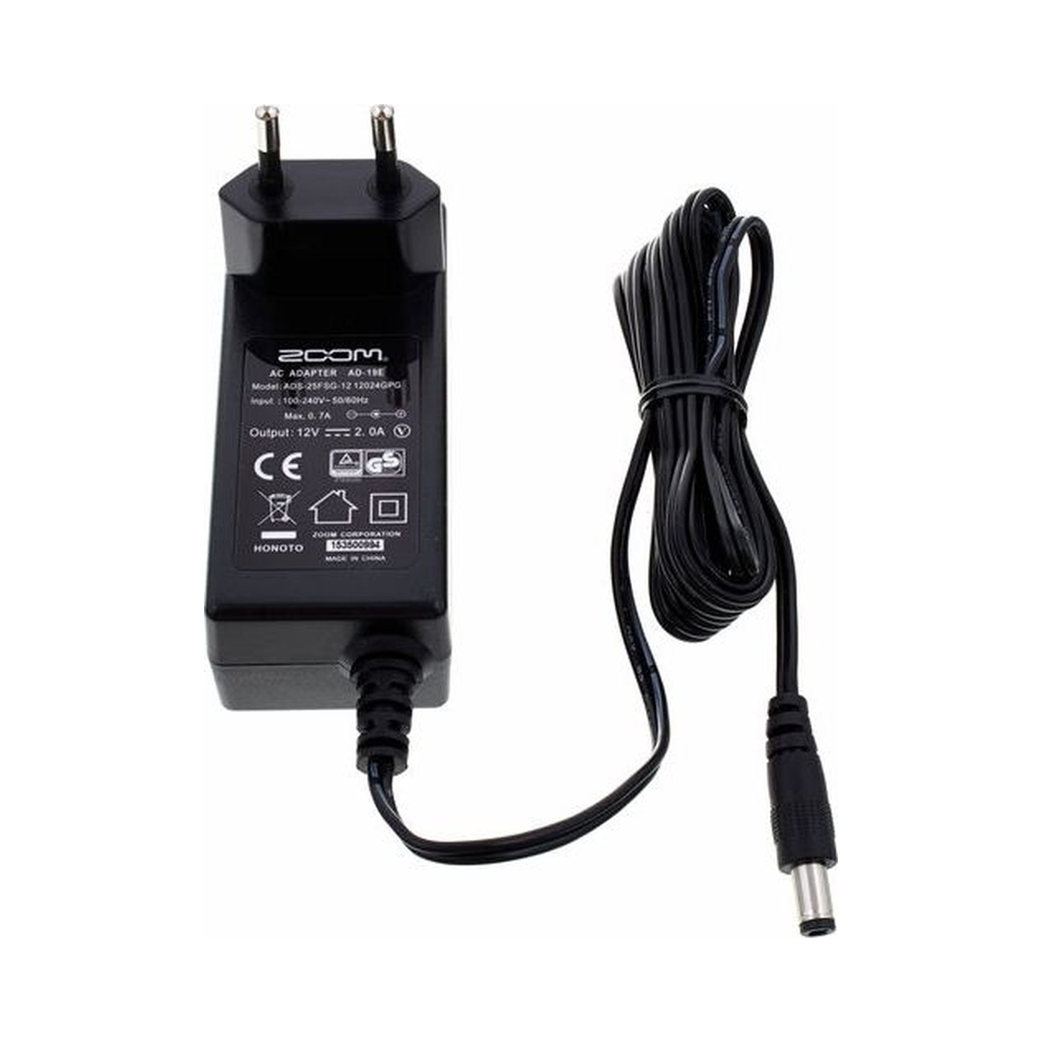 Adaptador de corriente Zoom AD-19E EU de 12 V y 2 A — vista 2