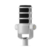 Micrófono dinámico RODE PodMic blanco cardioide con conexión XLR — vista 1
