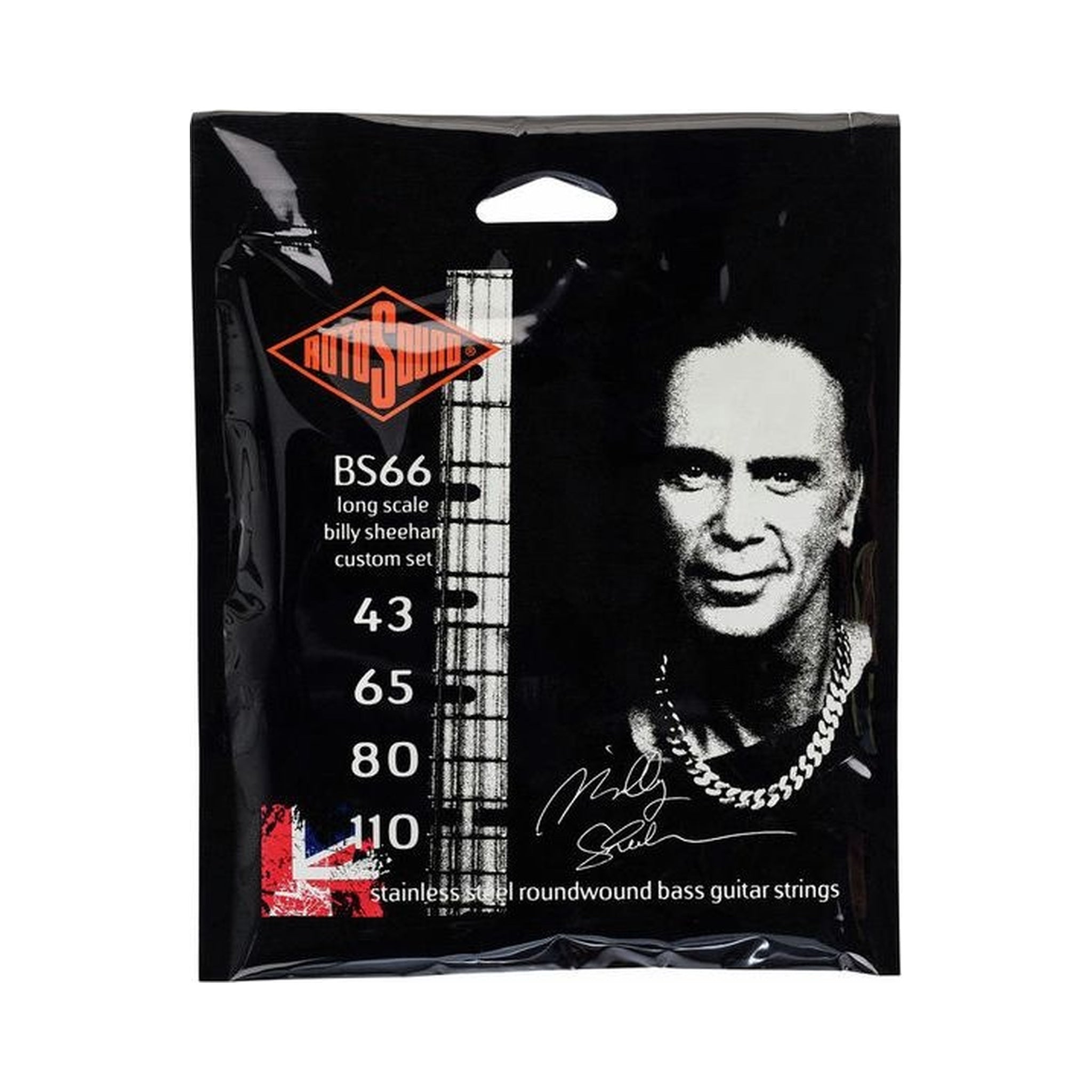 Encordado para bajo Rotosound Swing Bass 66 BS66 Billy Sheehan de acero 43–110 — vista 1