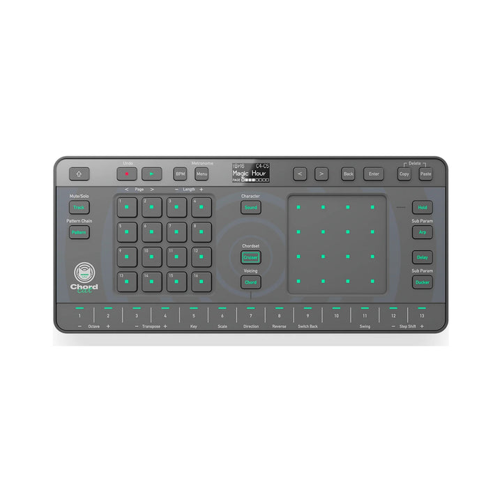Groovebox Portátil 8 Pistas para Producción Musical AlphaTheta CHORDCAT