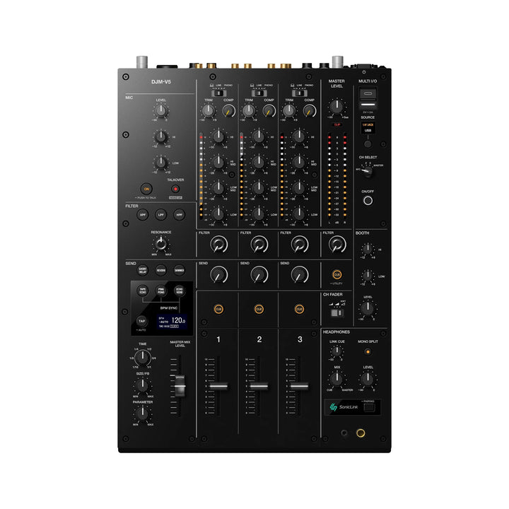 Mezclador DJ Profesional 3 Canales SonicLink AlphaTheta DJM-V5