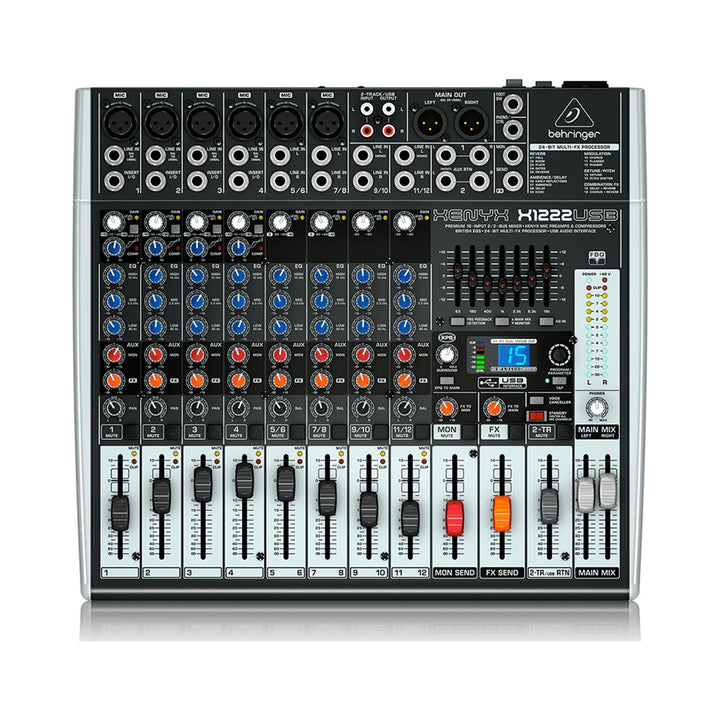 Mezclador análogo 6 entradas Behringer X1222USB