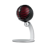 Micrófono Shure MV5-B-LTG negro con espuma roja — vista 1