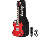 Guitarra Electrica Epiphone SG Es1ppsgranh1 Power Players Lava Red