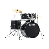 Batería Tama Stagestar ST52H5C-BNS con herrajes, silla y platillos — vista 1