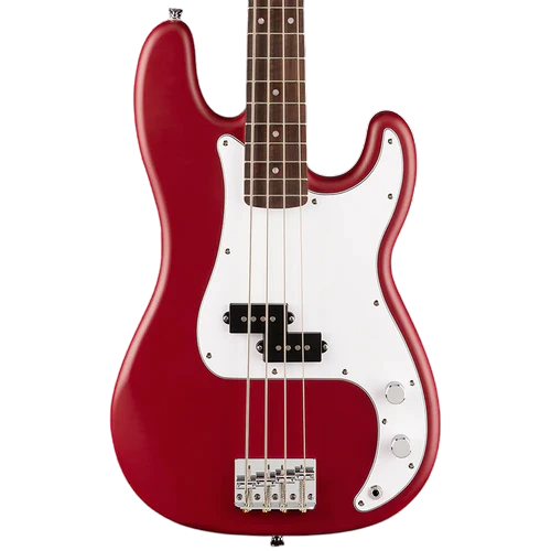 Bajo eléctrico Squier Debut Precision Bass 0379700554 Rojo