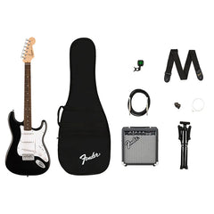Guitarra eléctrica Squier Debut Stratocaster 0379800006 Negro Kit